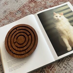 Wooden Maze Coaster